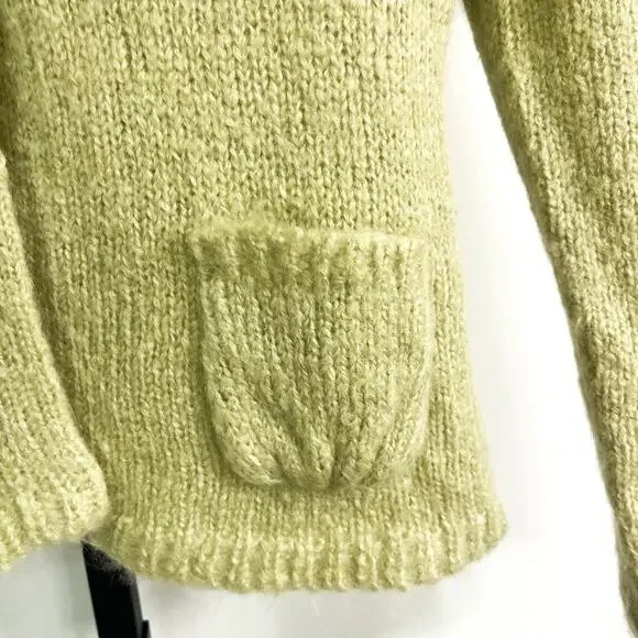 Ann Taylor Loft Womens Mohair Wool Blend Cardigan Sweater - Green Petite Size SP - Picture 5 of 8